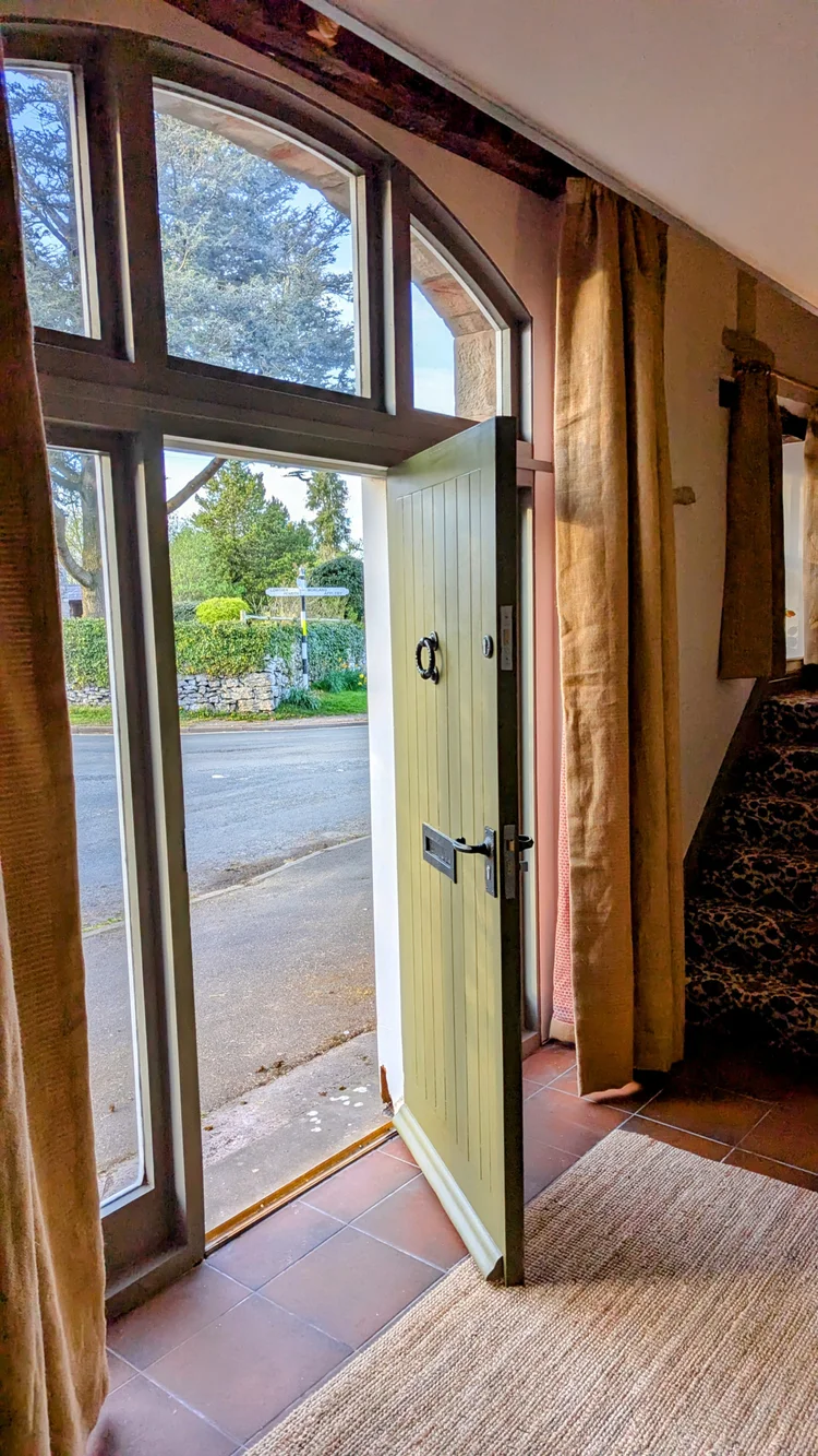 Maple Cottage exterior view, 17th-century barn conversion in Great Strickland near Penrith