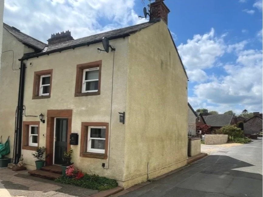 Rittson Cottage exterior view by the River Eamont, Eamont Bridge